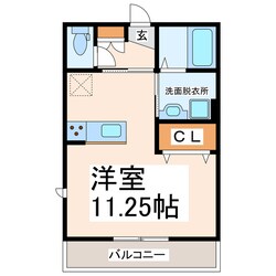 ジーク日赤通りの物件間取画像